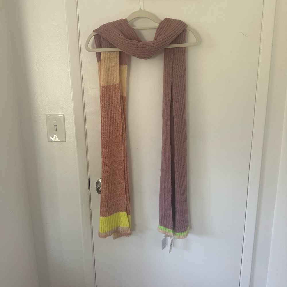 Anthropologie Multi Color Knit Scarf
